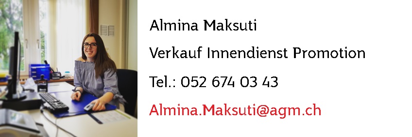 Almina Maksuti - Jasskarten mit Werbeaufdruck