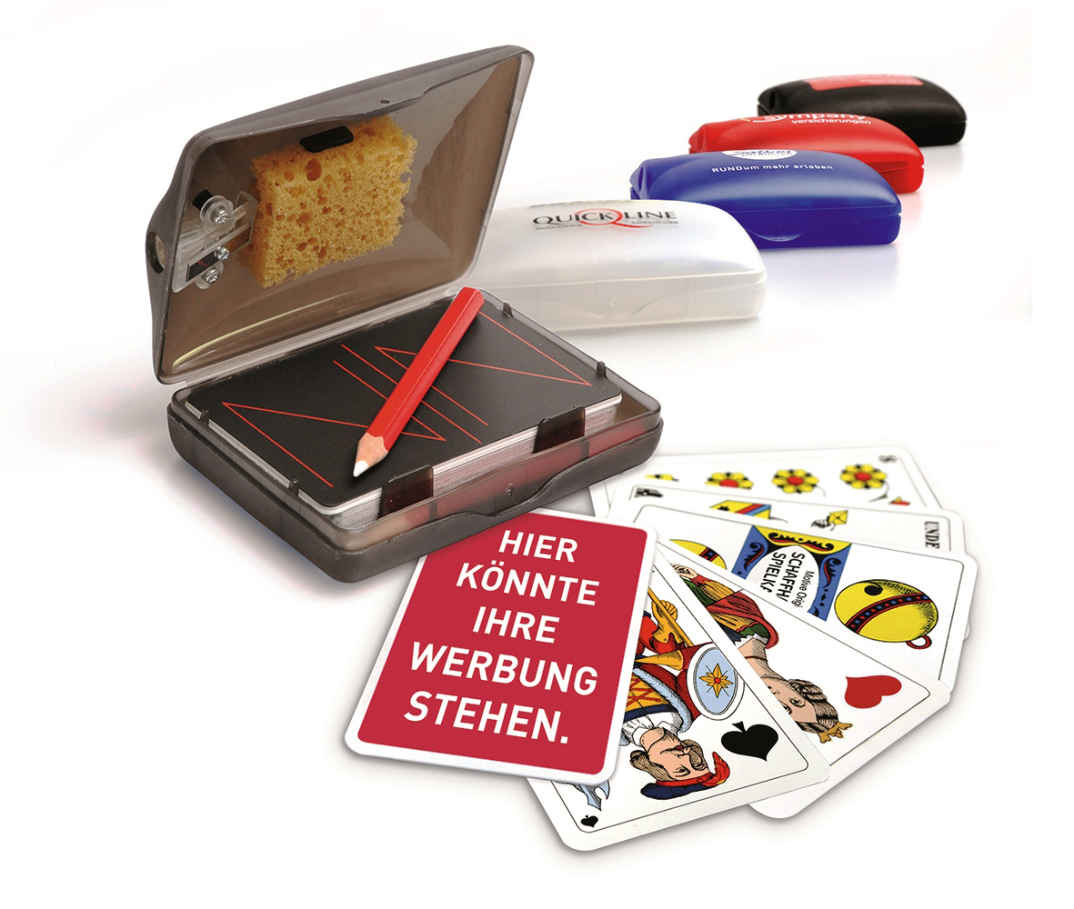 Jassbox mit Original Jasskarten